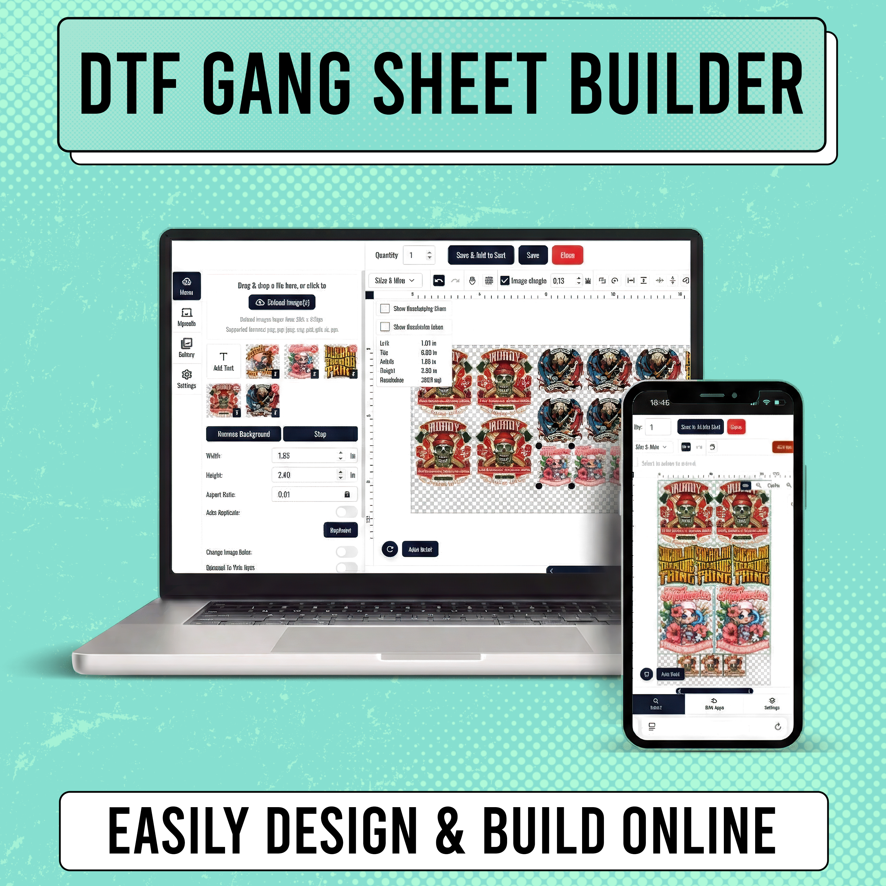 DTF GANG SHEET BUILDER | Maximize Your Prints
